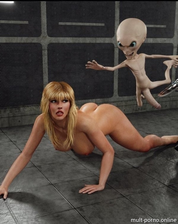 Extraterrestres jorobando a una chica inconsciente con su aguijón (+cómics porno)