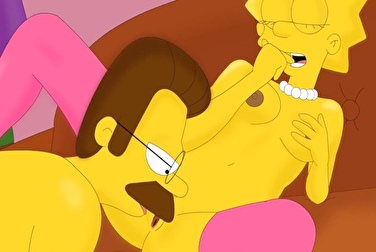 Lisa mostró a Flanders lo que podía hacer