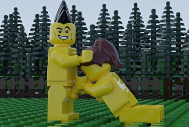 Imagine que los hombres de Lego amarillos también tienen sexo