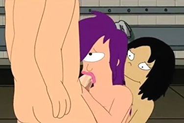 Leela le hizo una mamada a Fry